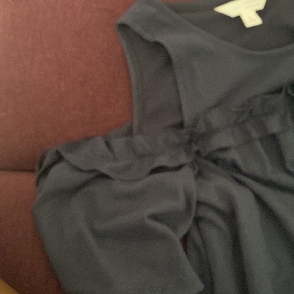 Navy Blue Off The Shoulder Dress size small - Picture 3 of 3